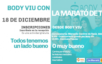 Vive La Marató de TV3 con Body Viu